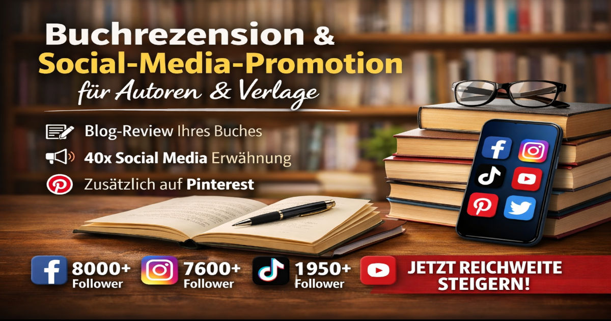 Buchrezensionen, Social-Media-Promotion für Verlage und Autoren