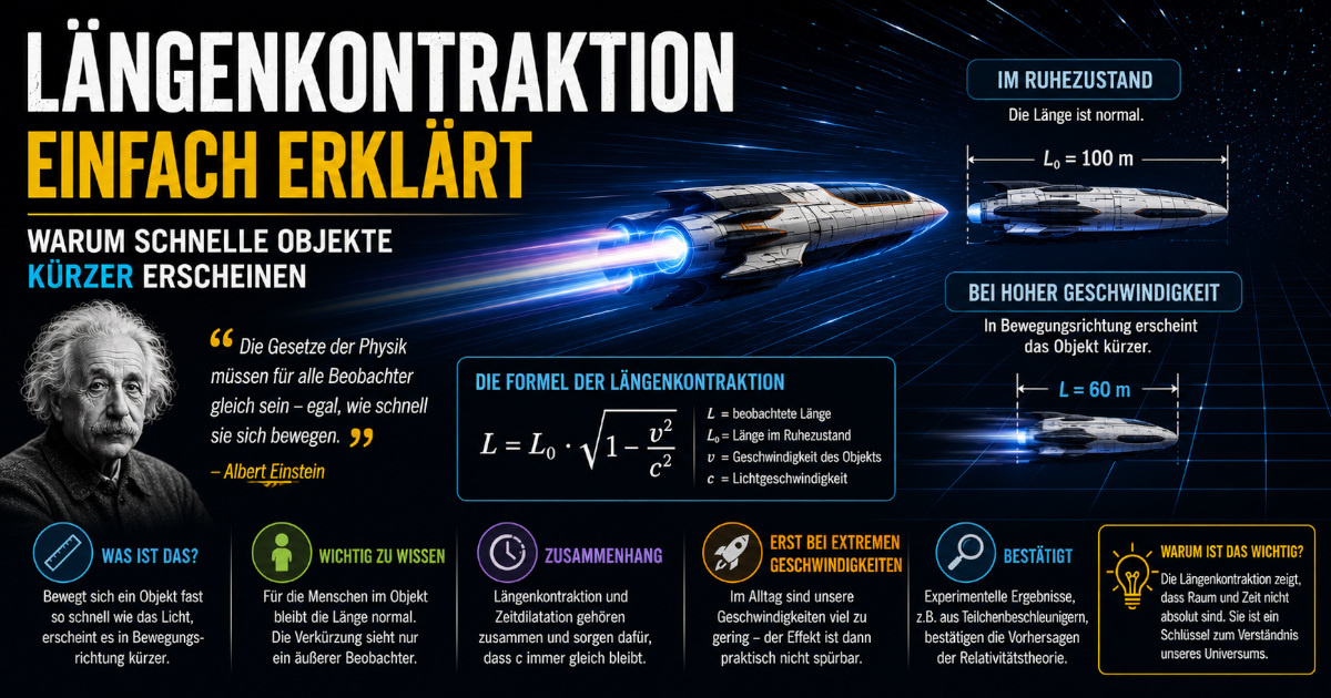 Längenkontraktion einfach erklärt