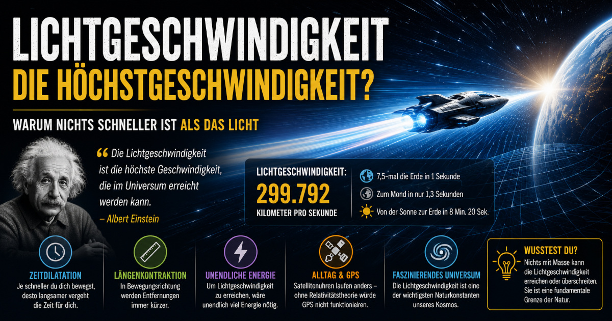 Lichtgeschwindigkeit - Die Höchstgeschwindigkeit