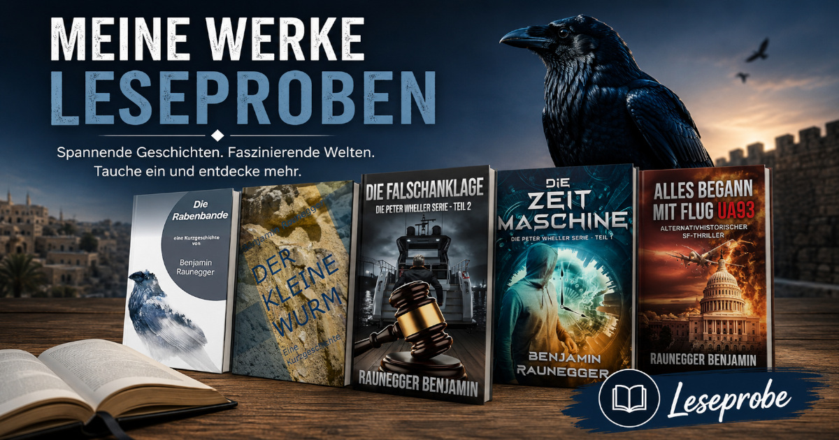 Meine Werke - Leseproben von Benjamin Raunegger